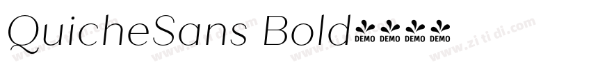 QuicheSans Bold字体转换 QuicheSans Bold字体转换